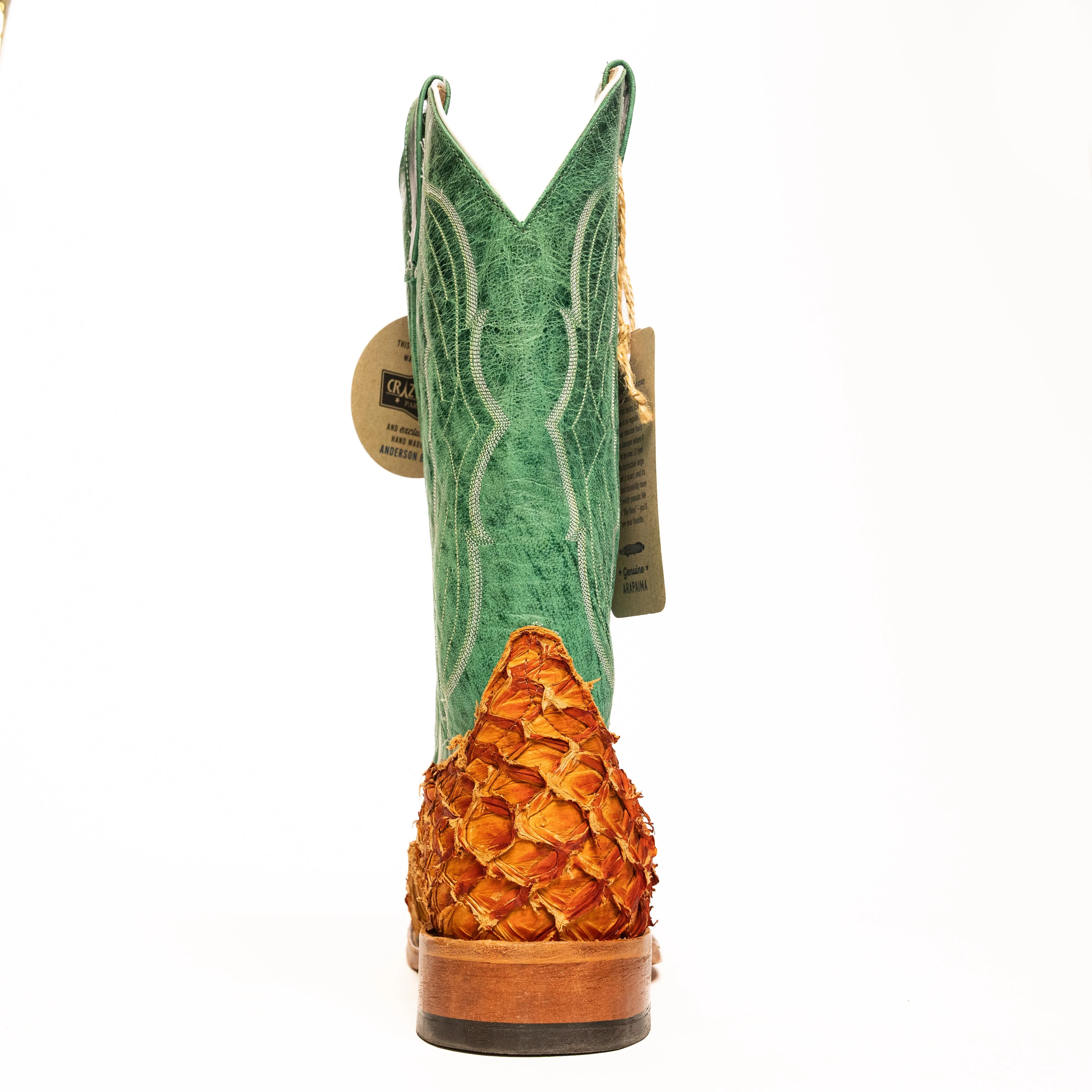 Anderson Bean Cognac Matte Big Bass with Jade Mad Dog Top