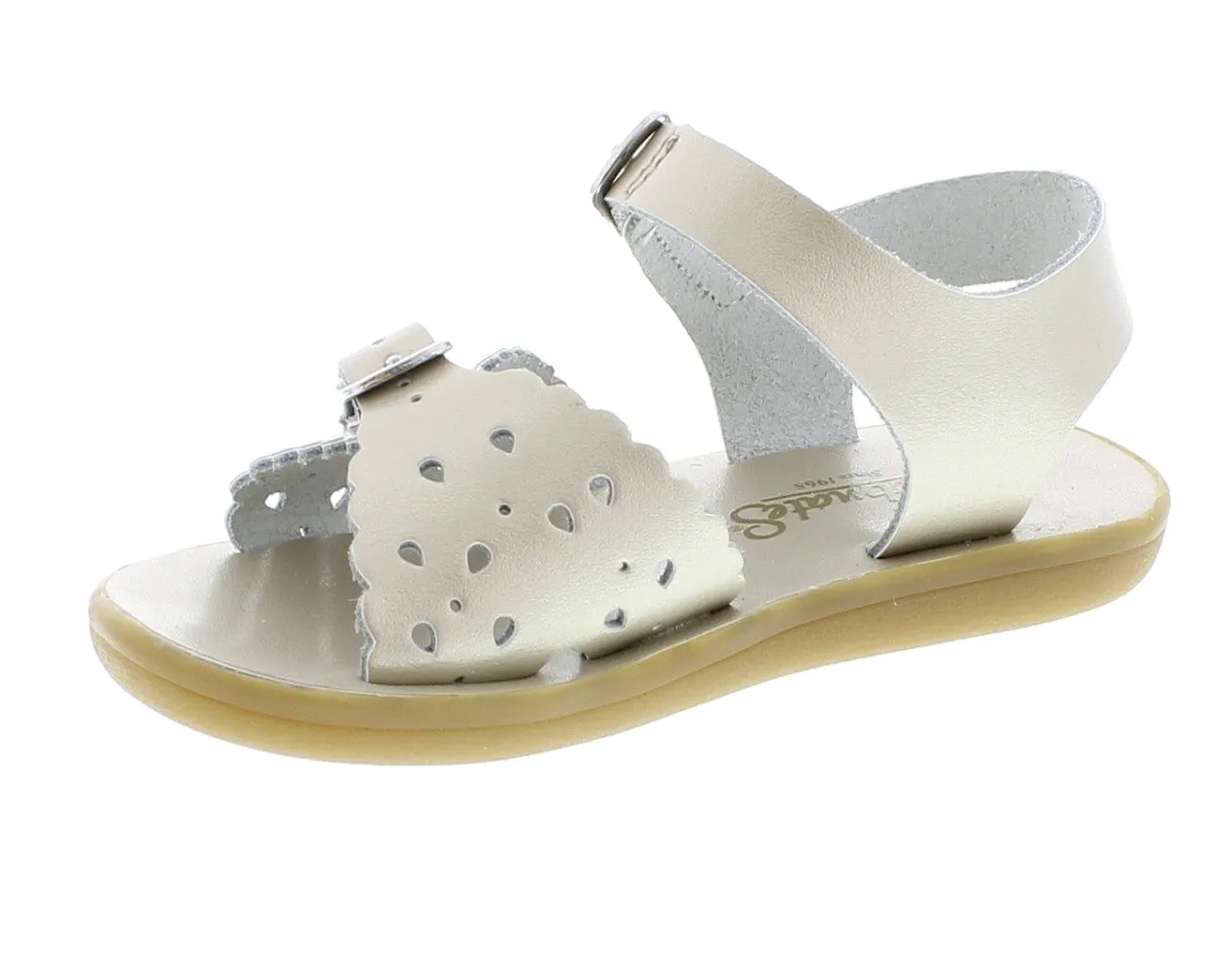 Footmates Girls Shoes - Ariel Sandals - Soft Gold