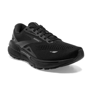 Brooks Adrenaline GTS 23 Mens Extra Wide Width Running Shoes in Black/Black/Ebony for Optimal Support